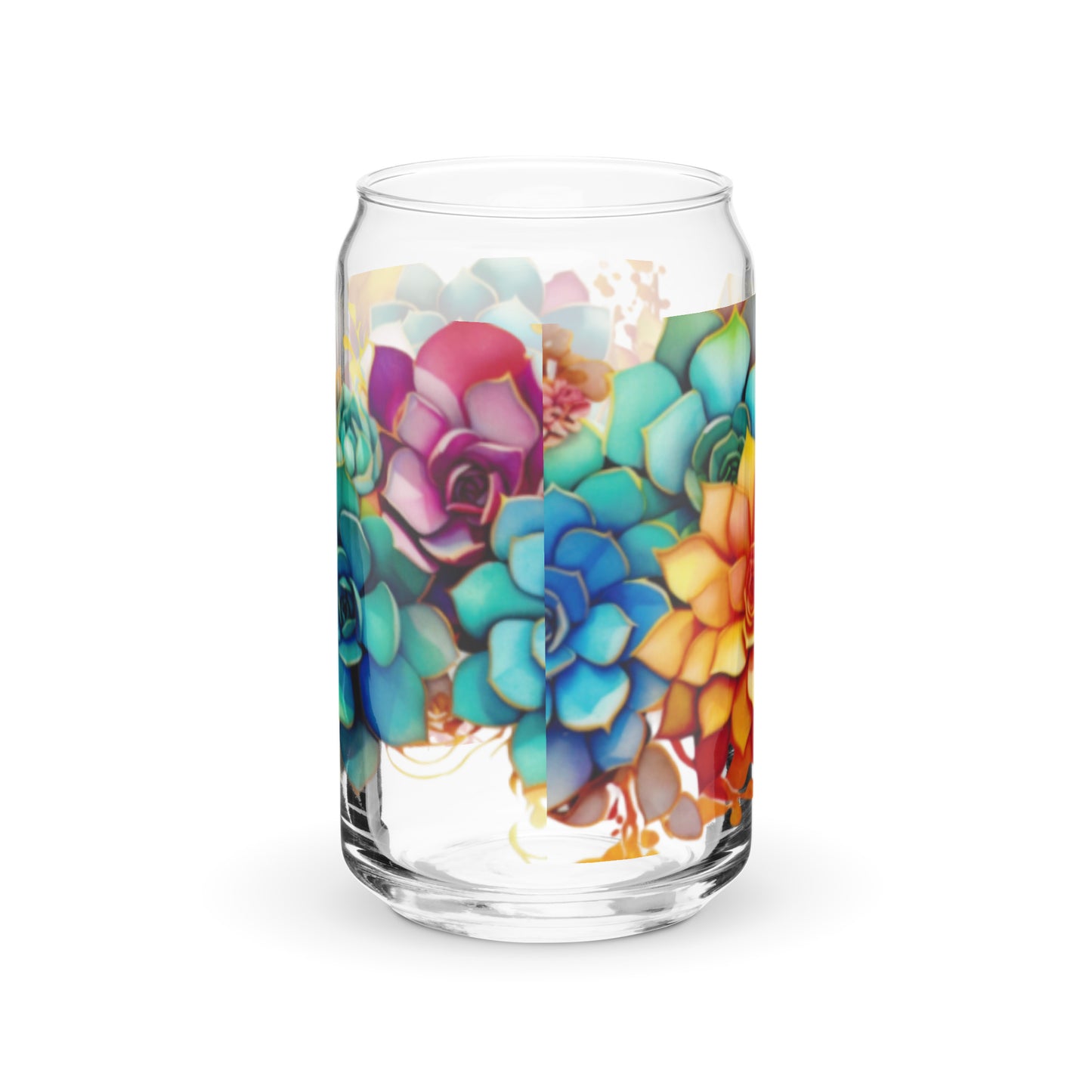 Can-shaped glass