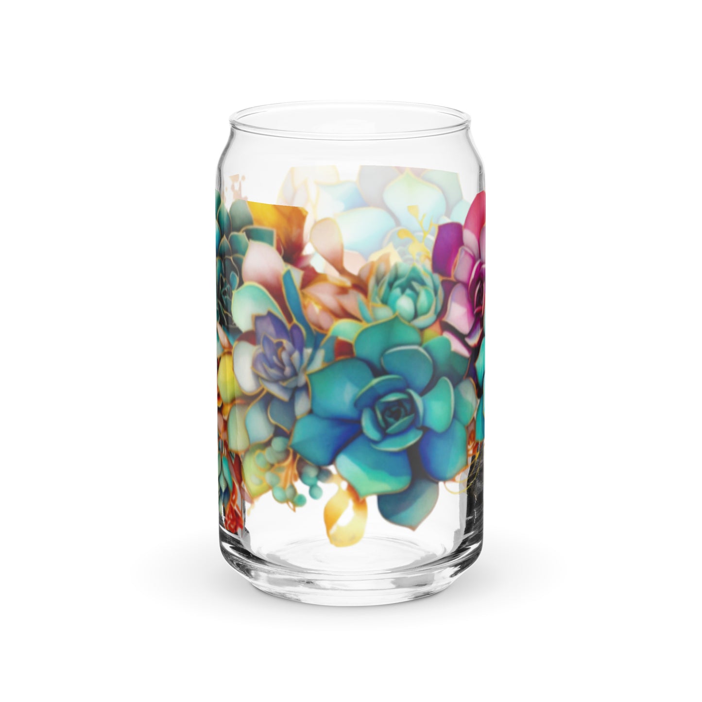 Can-shaped glass